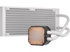 Corsair iCUE H100i ELITE CAPELLIX XT WHITE 240mm AiO Liquid CPU Cooler in White