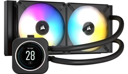 Corsair iCUE H100i ELITE LCD Display 240mm Liquid CPU Cooler