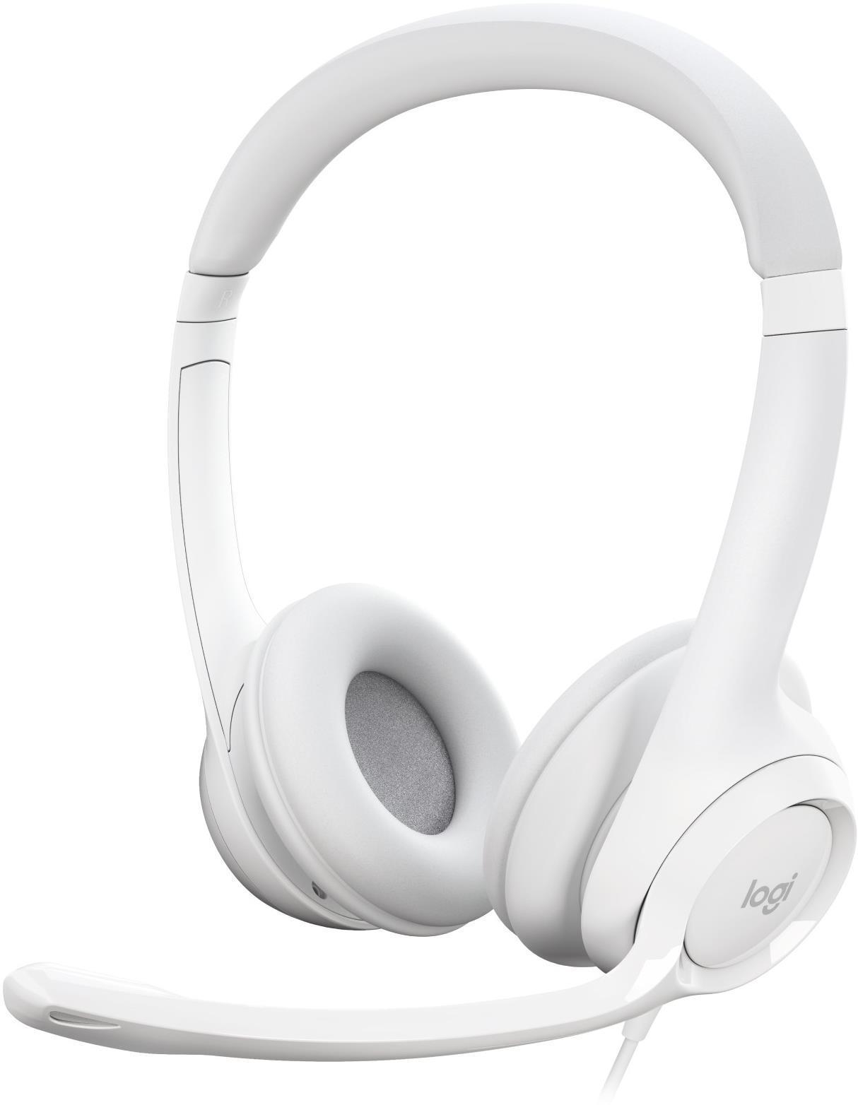 Logitech White H390 Usb Headset