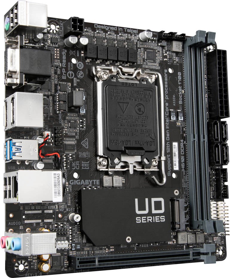 Gigabyte H610I DDR4 Intel Socket 1700 Motherboard H610I DDR4 CCL
