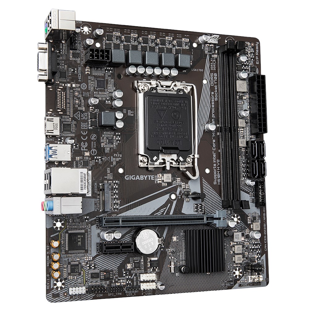 Gigabyte H610M H V2 Intel Socket 1700 Motherboard - H610M H V2 | CCL