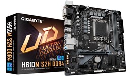 Gigabyte H610M S2H DDR4 mATX Motherboard for Intel LGA1700 CPUs
