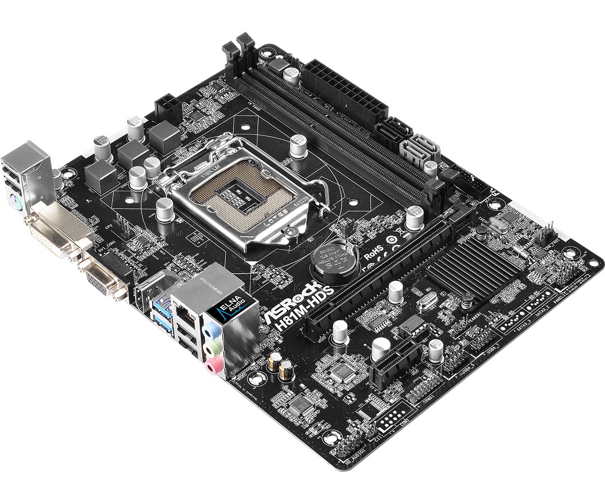 ASRock H81M-HDS R2.0 Intel Socket 1150 Motherboard - H81M-HDS R2.0 ...