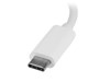 StarTech.com 3-Port USB 3.0 Hub plus Gigabit Ethernet - USB-C (White)