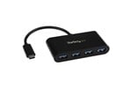 StarTech.com 4-Port USB 3.0 Hub - USB-C to 4x USB-A - Bus Powered