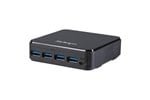 StarTech.com 4x4 USB 3.0 Peripheral Sharing Switch (Black)
