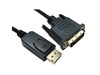Cables Direct 1m DisplayPort to DVI-D Cable