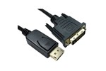 Cables Direct 1m DisplayPort to DVI-D Cable