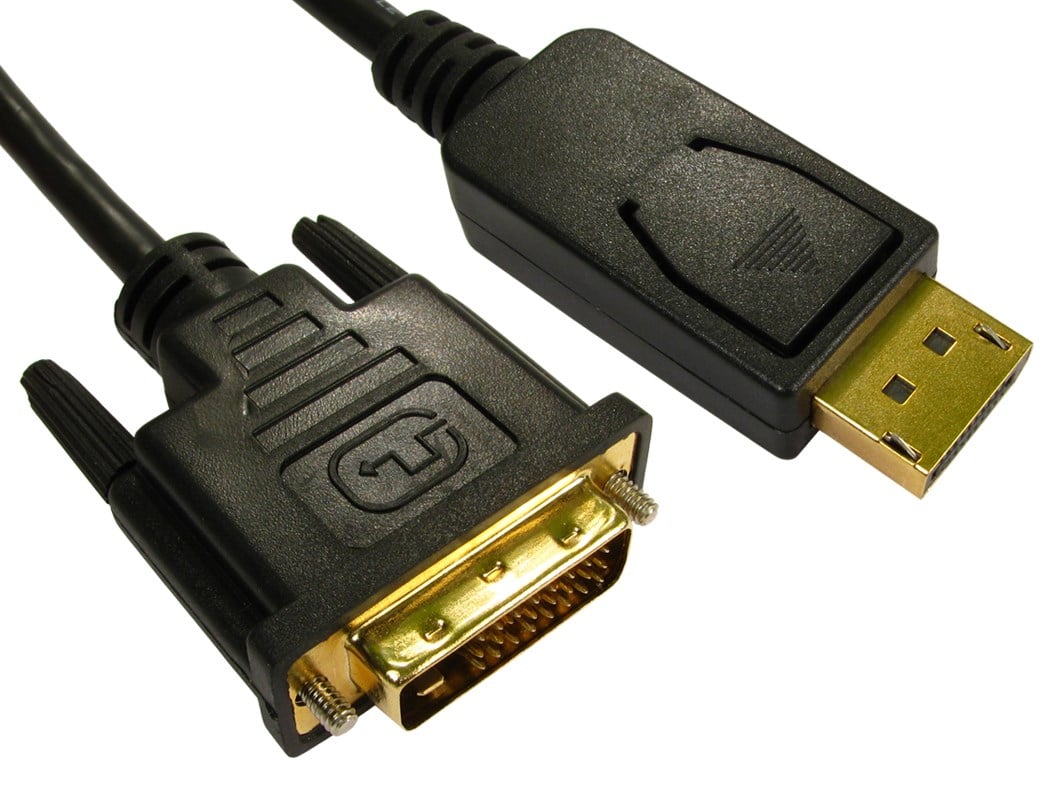 Photos - Cable (video, audio, USB) Cables Direct (3m) DisplayPort to DVI-D Cable  HDHDPORT-001-3M (Black)