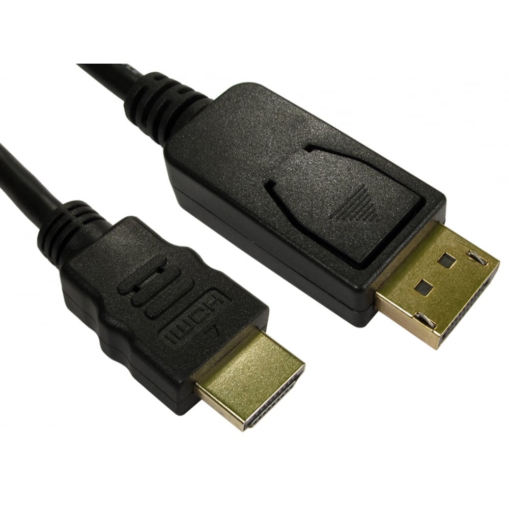 Image of Cables Direct 1m DisplayPort to HDMI Cable
