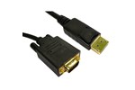 Cables Direct 1m DisplayPort to VGA Cable