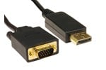(5m) DisplayPort to VGA Cable (Black)