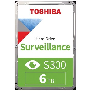 Toshiba S300 6TB 3.5 inch SATA III HDD for Surveillance