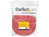 StarTech.com 100ft Hook and Loop Roll in Red