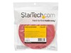 StarTech.com 25ft Hook and Loop Roll in Red
