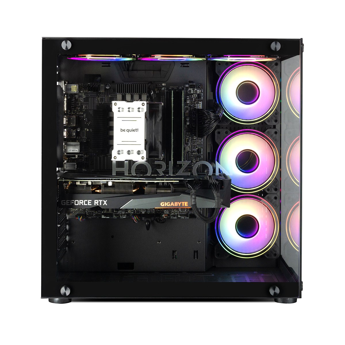 Horizon 7 3070 Gaming PC Side View