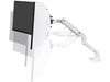 Ergotron HX Desk Monitor Arm with HD Pivot - White