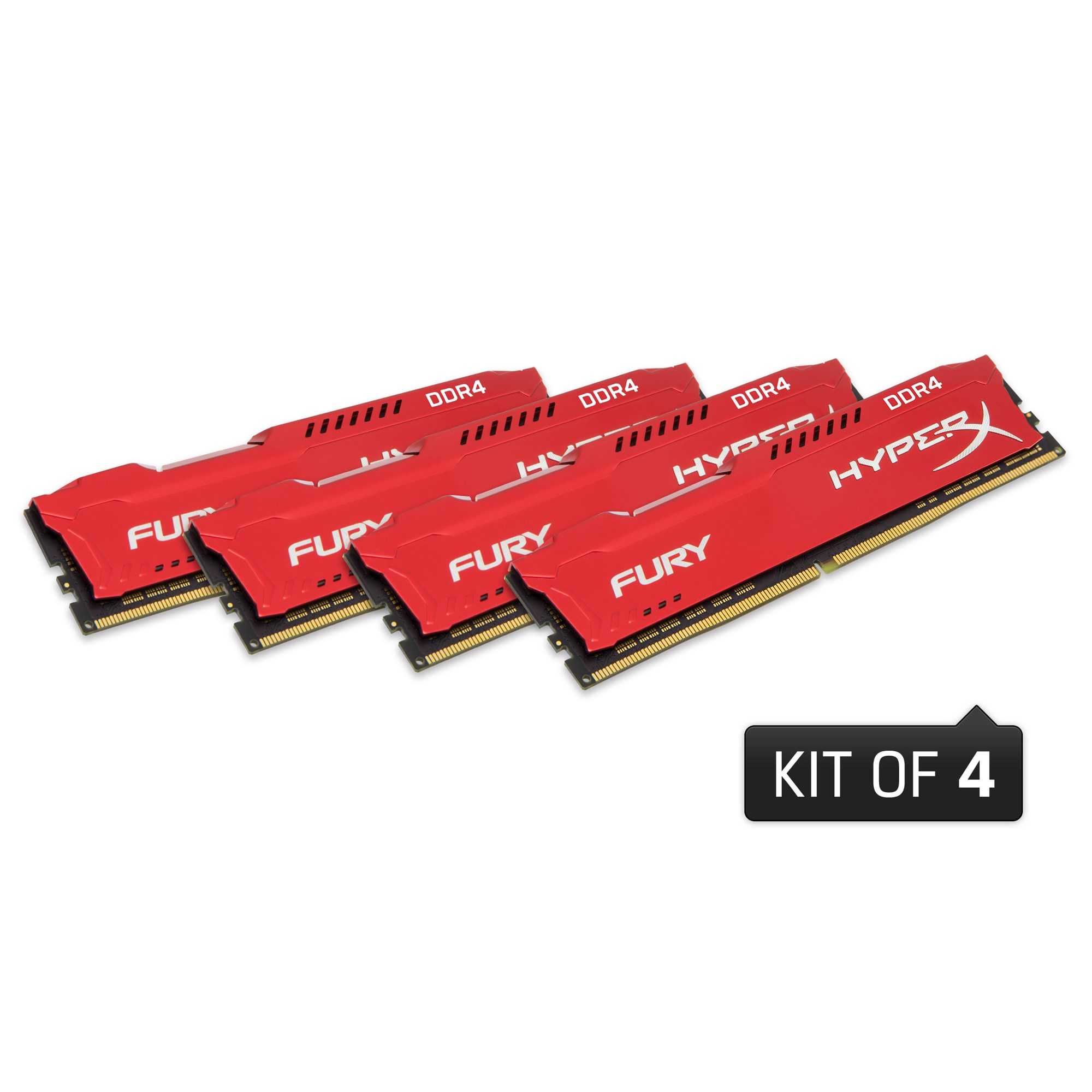 HyperX FURY 32GB (4x 8GB) 3200MHz DDR4 RAM - HX432C18FR2K4/32 | CCL ...