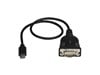 StarTech.com (0.4m) USB-C 2.0 to Serial Adaptor Cable (Black) with COM Retention