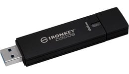 Kingston IronKey D300S 32GB USB 3.0 Flash Stick Pen Memory Drive - Black 