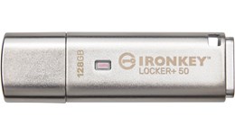 128GB Kingston IronKey Locker+ 50 USB 3.0 Flash Drive