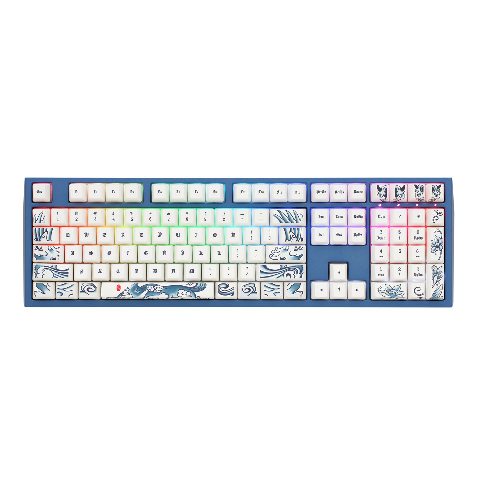 Ducky Year of the Dog Special Edition USB Mechanical Keyboard with Cherry MX Blue Switches,