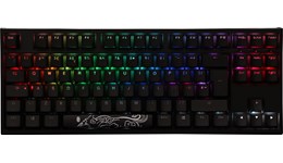 Ducky One2 RGB TKL USB Mechanical Keyboard with Cherry MX Blue Switches