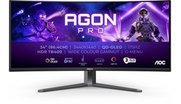 AOC AGON Pro AG346UCD 34" UltraWide Curved Gaming Monitor - OLED, 175Hz, 0.03ms