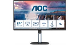 AOC 24V5C 24 inch IPS 1ms Monitor - IPS Panel, Full HD, 1ms, Speakers, HDMI