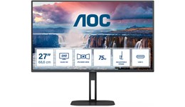 AOC Q27V5C 27 inch IPS 1ms Monitor - IPS Panel, 2560 x 1440, 1ms, Speakers, HDMI