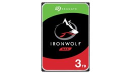 Seagate IronWolf 3TB NAS Hard Drive, 3.5 inch, 5900RPM, 64MB Cache, CMR