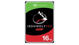 Seagate IronWolf Pro 16TB NAS Hard Drive, 3.5 inch, 7200RPM, 256MB Cache, CMR