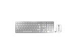 Cherry DW 9100 SLIM Bluetooth Keyboard and Mouse in Silver