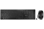 Cherry DW 9500 Slim Wireless Ergonomic Keyboard and Mouse in Black