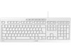 Cherry Stream USB Keyboard in Pale Grey, UK QWERTY Layout