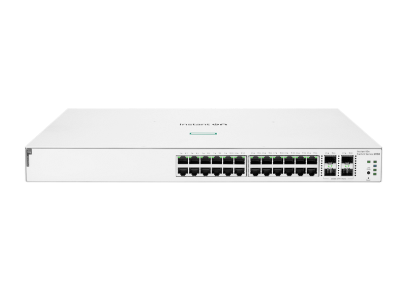 HP Enterprise Networking Instant On 1930 Series 24-Port Gigabit PoE Switch 