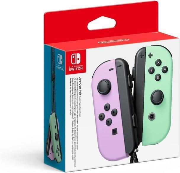 Nintendo Switch Pastel Purple(L) and Pastel Green Joy-Con (R)