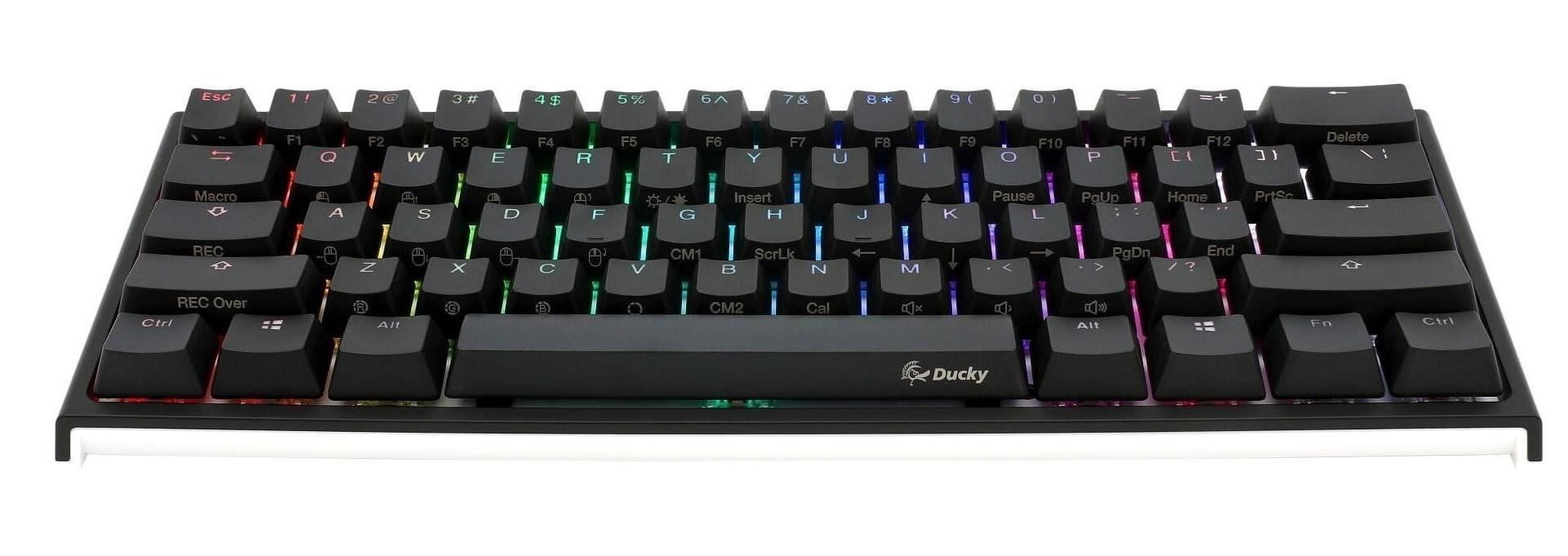 Ducky One 2 Mini Rgb Mechanical Keyboard In Black With Cherry Mx Brown Switches Uk Layout Dkon61st Bukpdazt1 Ccl Computers