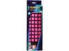 Tai-Hao TPR Rubber Backlit Double Shot Keycap Set, 42 Keys in Neon Pink