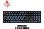 Keychron Q6 Full Size Custom Wired QMK RGB Linear Switch Aluminium Carbon Black Keyboard with Knob