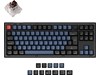 Keychron V3 Tenkeyless QMK RGB Tactile Switch Frosted Black Custom Keyboard with Knob