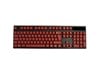 AvP ABS Double Shot UK Layout Keycaps Red White Legends