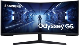 Samsung Odyssey G5 34 inch 1ms Gaming Curved Monitor - 3440 x 1440, 1ms, HDMI