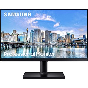 Samsung T45F 24 inch Monitor, IPS Panel, Full HD 1920 x 1080 Resolution, 75Hz Refresh Rate, FreeSync, DisplayPort, 2x HDMI inputs, USB2 Hub