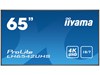 iiyama ProLite LH6542UHS-B3 65 inch Large Format Display, IPS Panel, 4K UHD 3840 x 2160 Resolution, DisplayPort, 3x HDMI, DVI, VGA inputs, USB2 Hub, Speakers