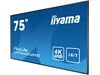 iiyama ProLite LH7542UHS-B3 75 inch 4K UHD Professional Digital Signage Display