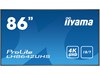 iiyama ProLite LH8642UHS-B3 86 inch 4K UHD Professional Digital Signage Display