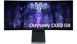 Samsung Odyssey OLED G85SB 34 inch Gaming Curved Monitor - 3440 x 1440, 0.1ms