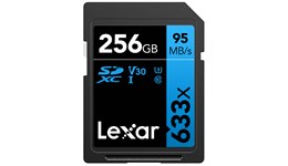 Lexar High-Performance 633x BLUE Series 256GB SDHC UHS-I (Class 10) Card