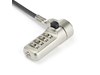 StarTech.com Laptop Cable Lock with 4-Digit Combination Lock for Wedge-Type Slots